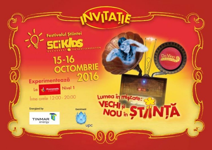 Invitatie la SCIKiDS Festivalul Stiintei editia a IV-a 