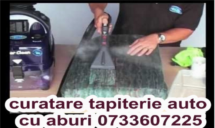 curatare tapiterie auto cu aburi 0733607225  www.curataretapiterieauto0733607225.ro