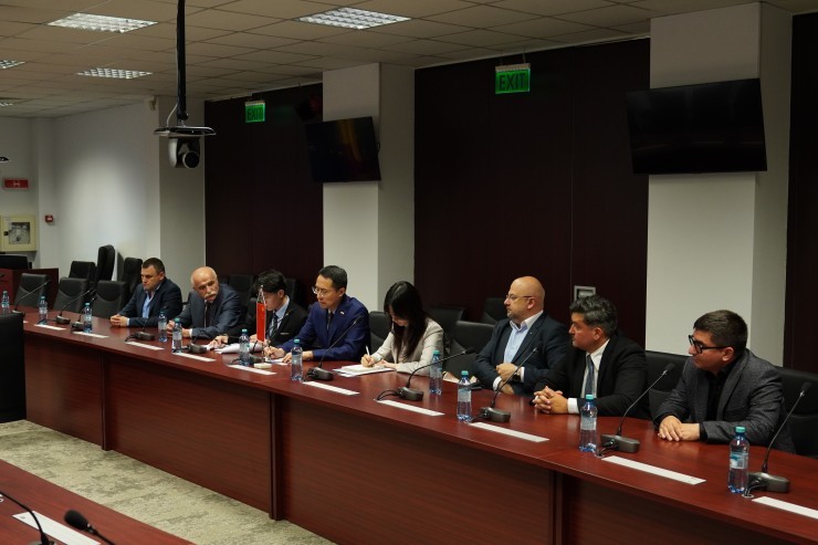Vizită oficială la Consiliu Județean