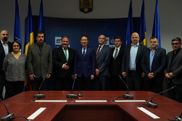 Vizită oficială la Consiliu Județean