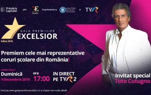 Toto Cutugno vine in Romania la Gala Premiilor Excelsior 