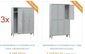 Exista modele de vestiar metalic la "pretul obisnuit" si exista ofertele OfficeClass!