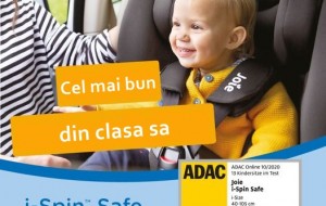 Scaunul auto i-Spin Safe de la Joie, rezultate de exceptie la testarea ADAC din Octombrie 2020