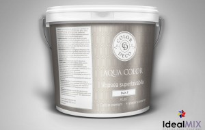 IdealMIX - vopsea lavabila colorata perfecta pentru redecorarea casei