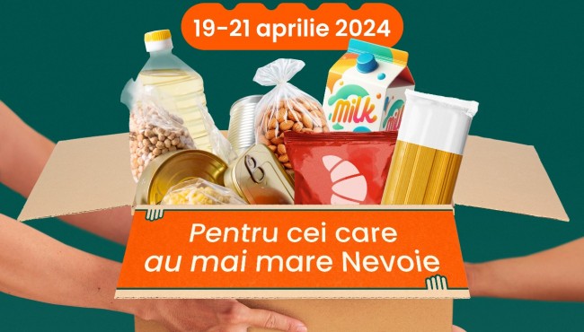 Federația Băncilor pentru Alimente din România - FBAR anunță cea de-a 10-a ediție a Colectei Naționale de Alimente, sub sloganul „Împreună hrănim speranța". Campania va avea loc în perioada 19-21 Aprilie 2024.