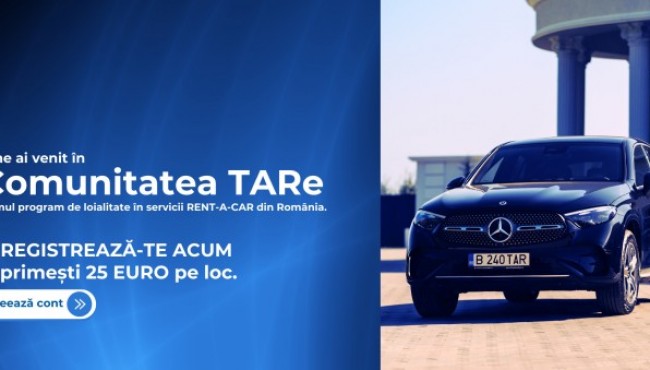 Ţiriac Auto Rent lansează, în premieră pe piața din România, programul de loialitate dedicat clienților săi.