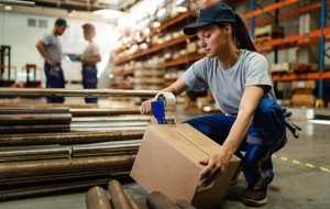 Ambalaje de protecție utilizate &icirc;ntr-un depozit