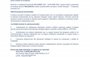 Comunicat de presă - &bdquo;PNRR: Fonduri pentru Rom&acirc;nia modernă și reformată!&rdquo;