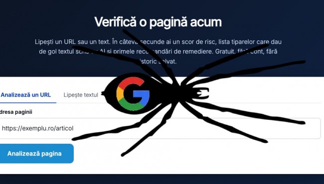 O agenție SEO din Rom&acirc;nia lansează un tool gratuit care verifică riscul de penalizare al conținutului generat cu AI